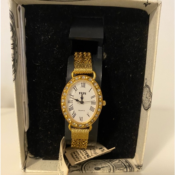 1928 Accessories - 1928 Brand Crystal Accent Watch